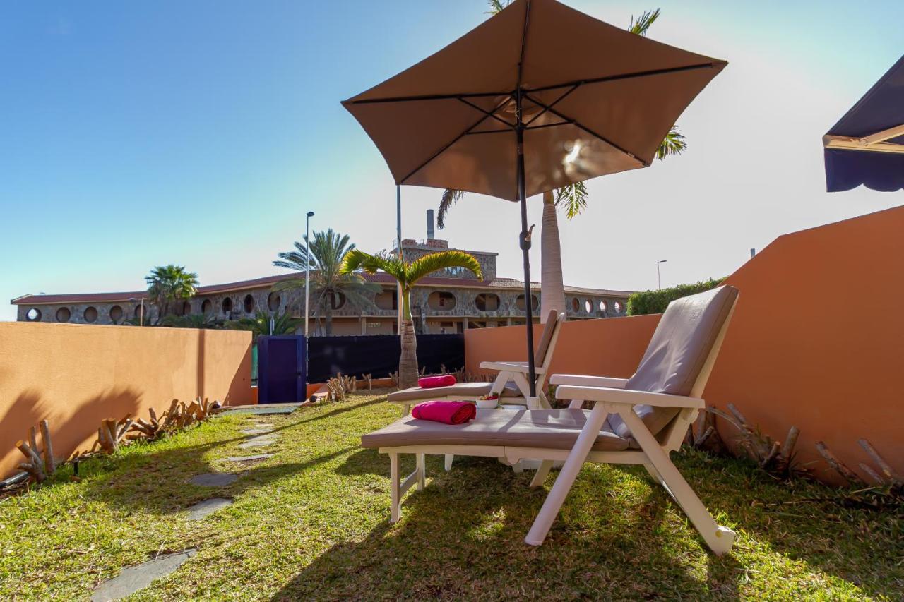 Duplex Meloneras With Free Wifi And Private Garden Villa Exterior photo